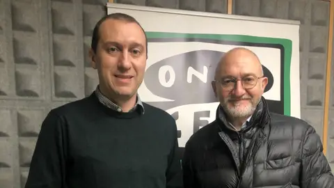 Javier Saralegui y Felipe Larrión Javier Saralegui y Felipe Larrión