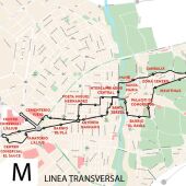 El mapa por donde discurrirá la nueva línea M de autobuses en Elche 
