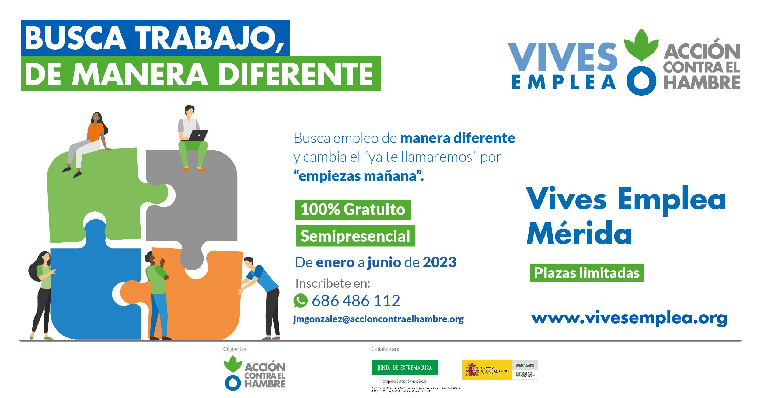 La Fundación Acción contra el Hambre desarrolla en Mérida el programa Vives Emplea La Fundación Acción contra el Hambre desarrolla en Mérida el programa Vives Emplea