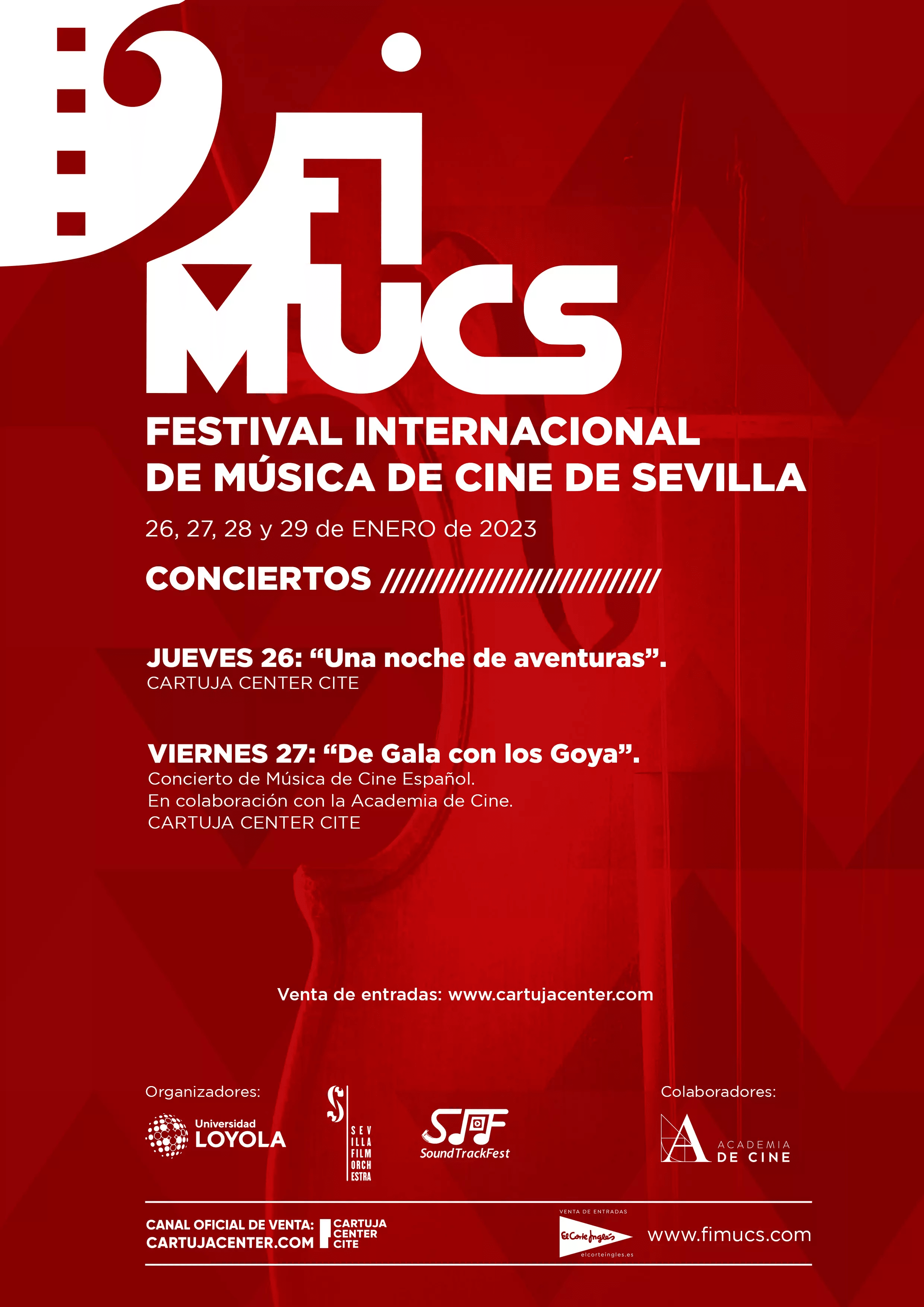 Arrancan los conciertos del Festival Internacional de Música de Cine de Sevilla FIMUCS Arrancan los conciertos del Festival Internacional de Música de Cine de Sevilla FIMUCS
