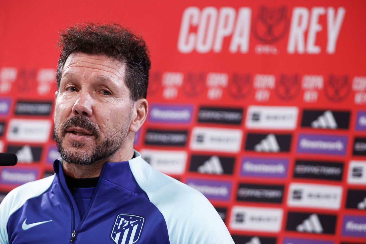 Simeone: "Me gustaría juntarme con Ancelotti y aprender" Simeone: "Me gustaría juntarme con Ancelotti y aprender"