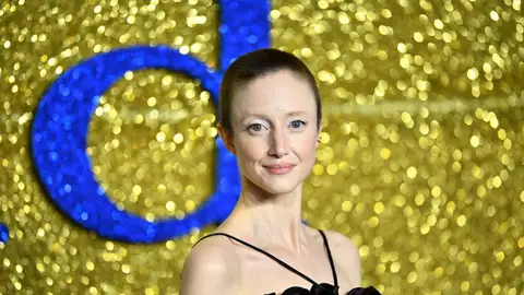 La actriz Andrea Riseborough, en la premiere londinense del musical 'Matilda' La actriz Andrea Riseborough, en la premiere londinense del musical 'Matilda'