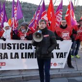 El sector de la limpieza se manifiesta en las Cortes de Castilla - La Mancha