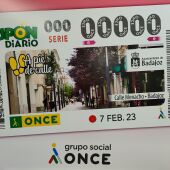 La calle Menacho de Badajoz protagoniza el cupón de la ONCE del martes 7 de febrero