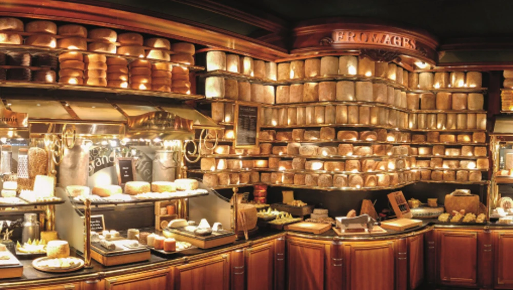 Surtido de quesos de Les Grands Buffets Surtido de quesos de Les Grands Buffets