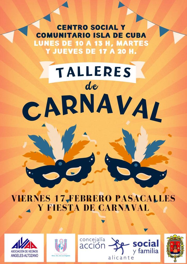 Los barrios de Alicante se visten de Carnaval con talleres, fiestas y concursos de disfraces Los barrios de Alicante se visten de Carnaval con talleres, fiestas y concursos de disfraces