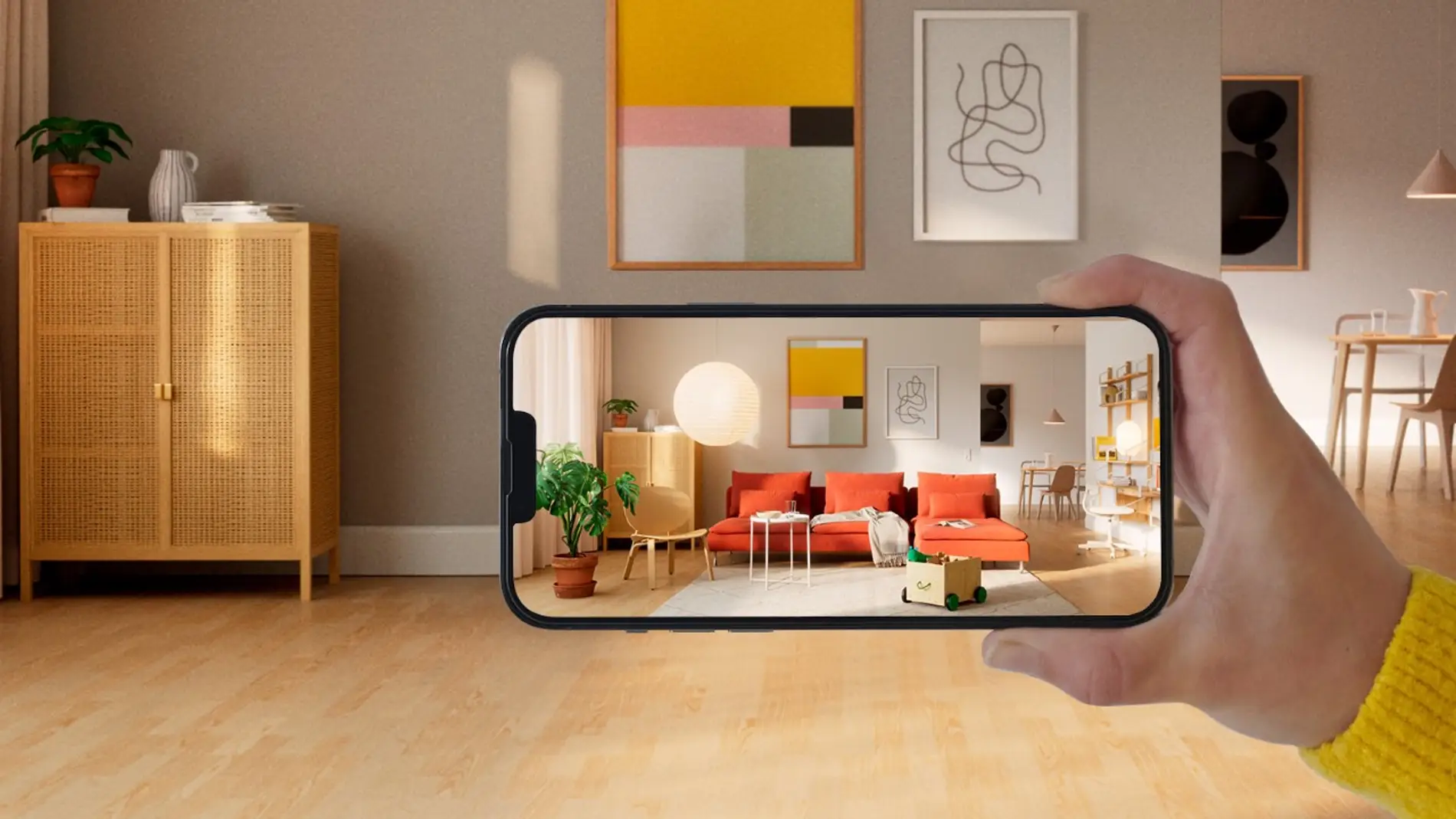 Diseña tu habitación en Realidad Aumentada, funcionalidad de la app IKEA Inspire