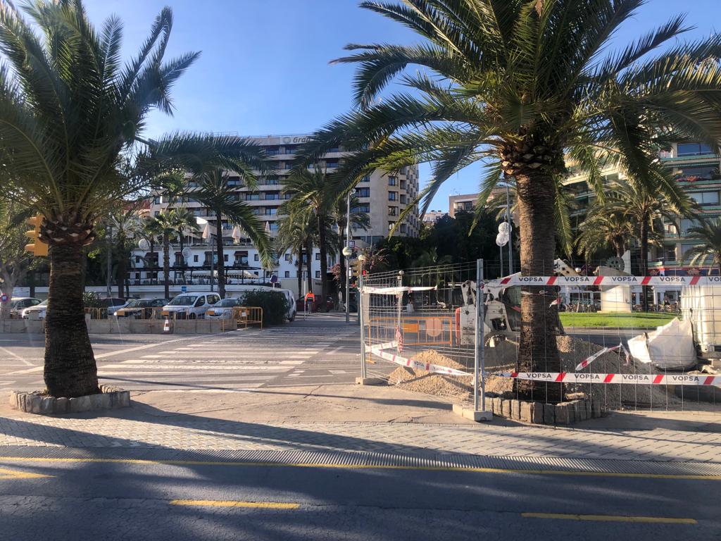 El Paseo Marítimo de Palma continuará vallado hasta que finalice la primera fase en noviembre de este año El Paseo Marítimo de Palma continuará vallado hasta que finalice la primera fase en noviembre de este año