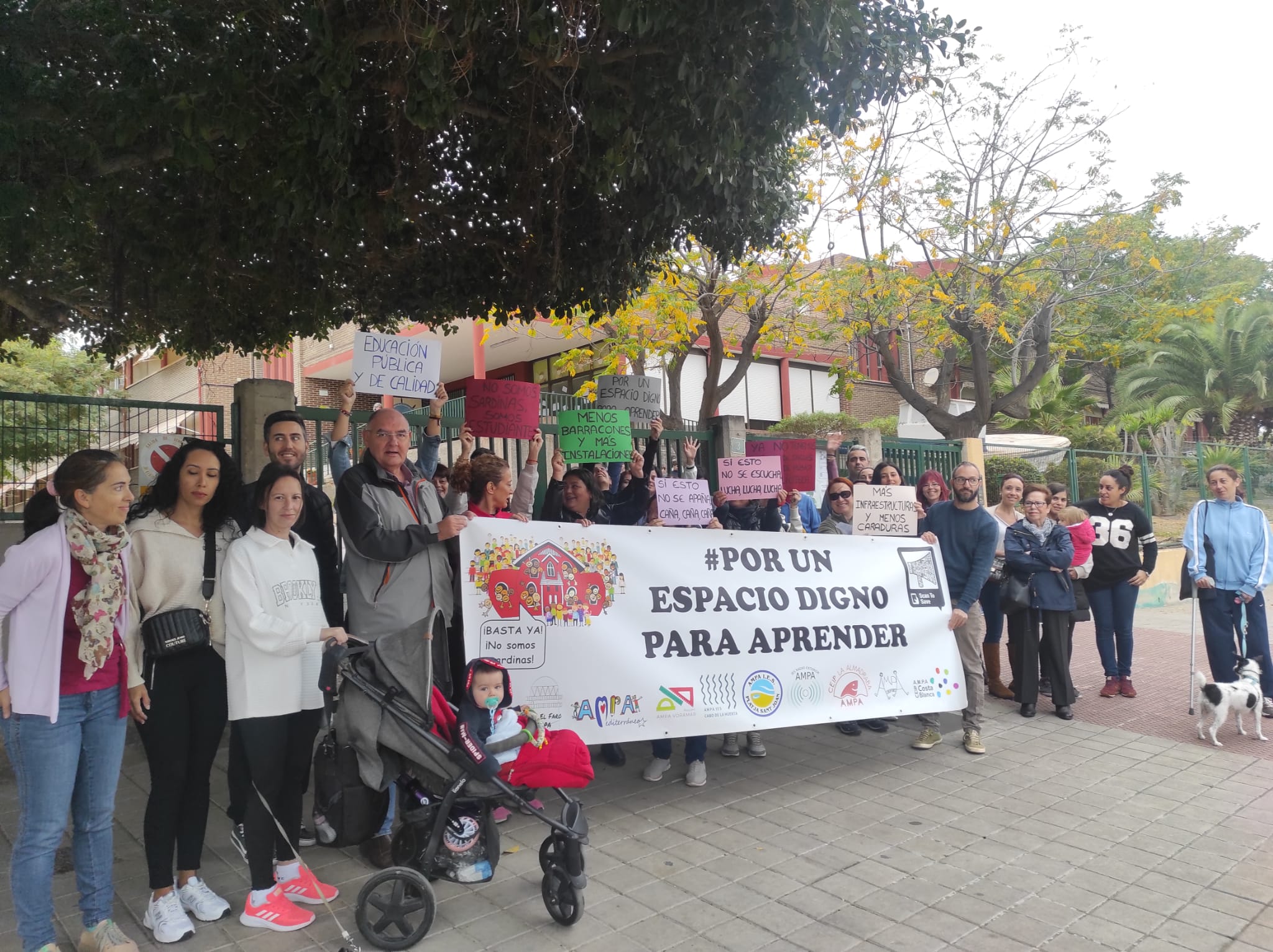 Nuevas movilizaciones para exigir la creación de infraestructuras educativas en el entorno de la Playa San Juan Nuevas movilizaciones para exigir la creación de infraestructuras educativas en el entorno de la Playa San Juan