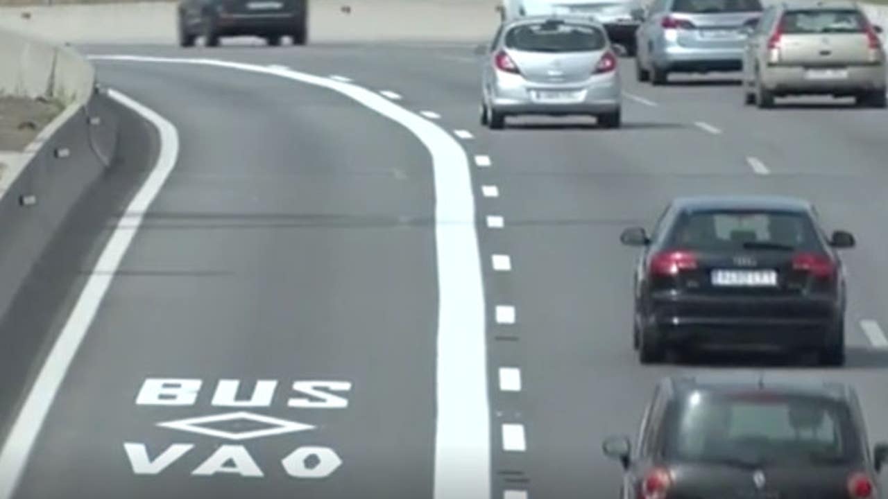 Los conductores del carril bus-VAO "ganan" una media de 3 minutos por desplazamiento Los conductores del carril bus-VAO "ganan" una media de 3 minutos por desplazamiento