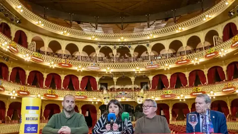 Rueda de prensa en el Gran Teatro Falla Rueda de prensa en el Gran Teatro Falla