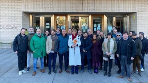 Ruiz dice estar "muy tranquila" antes de declarar como investigada por la retirada de la cruz del Ribalta