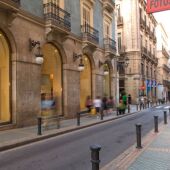 Una foto de archivo de una de las calles más comerciales del centro, la calle Gerona de Alicante 