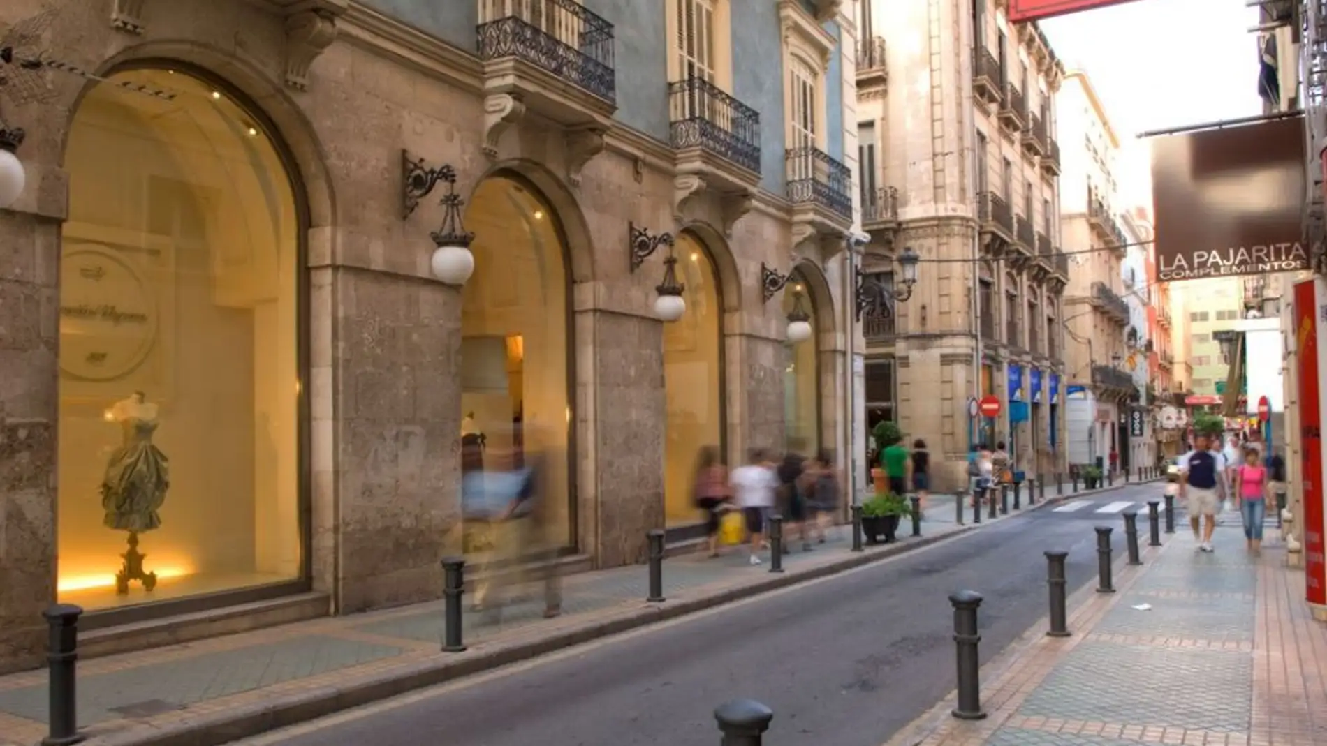 Una foto de archivo de una de las calles más comerciales del centro, la calle Gerona de Alicante 