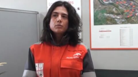 Una de las "mujeres de acero"