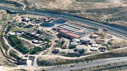 Vista de la depuradora Rinc&oacute;n de Le&oacute;n de Alicante.