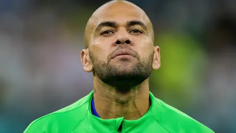 Imagen de archivo del futbolista Dani Alves. Imagen de archivo del futbolista Dani Alves.