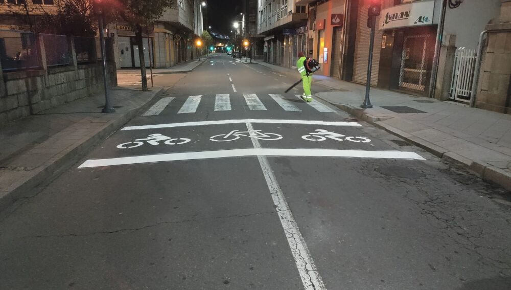 A Concellería de Seguridade Cidadá realiza unha programación de reforzo da sinalización viaria na cidade