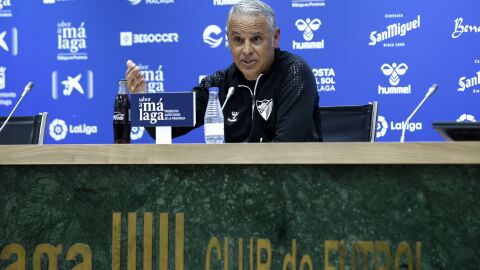 Sergio Pellicer, entrenador del M&aacute;laga CF