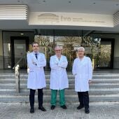 Dr. Gil-Bazo, Dr. Estevan, Dr. Arribas del IVO