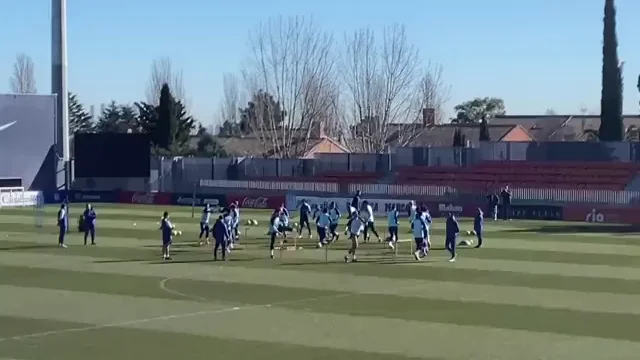 Los de Simeone preparan el partido ante el Getafe