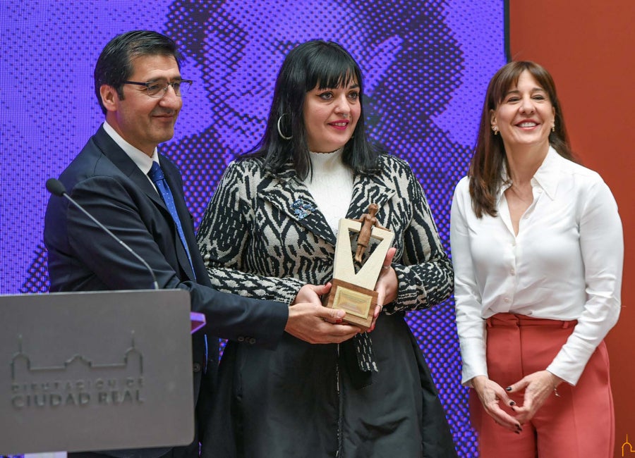 Amelia Tiganus pide en Ciudad Real que el discurso político y social sea "contundente" y "rechace lo que representa la prostitución" Amelia Tiganus pide en Ciudad Real que el discurso político y social sea "contundente" y "rechace lo que representa la prostitución"
