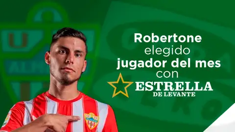 Lucas Robertone, jugador Estrella de Levante de enero Jugador Estrella de enero