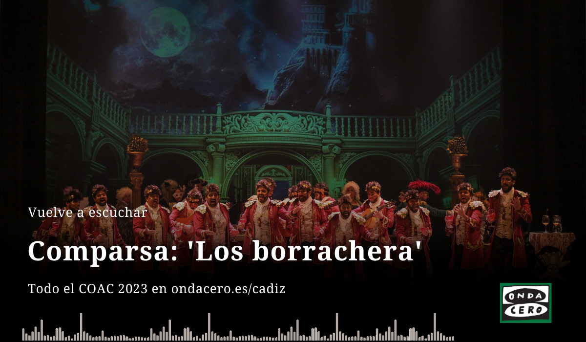 Así ha sido la actuación de la comparsa 'Los borrachera' en los cuartos de final del COAC 2023 Así ha sido la actuación de la comparsa 'Los borrachera' en los cuartos de final del COAC 2023