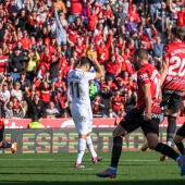 Asensio se lamenta tras el penalti fallado del Real Madrid ante el Mallorca