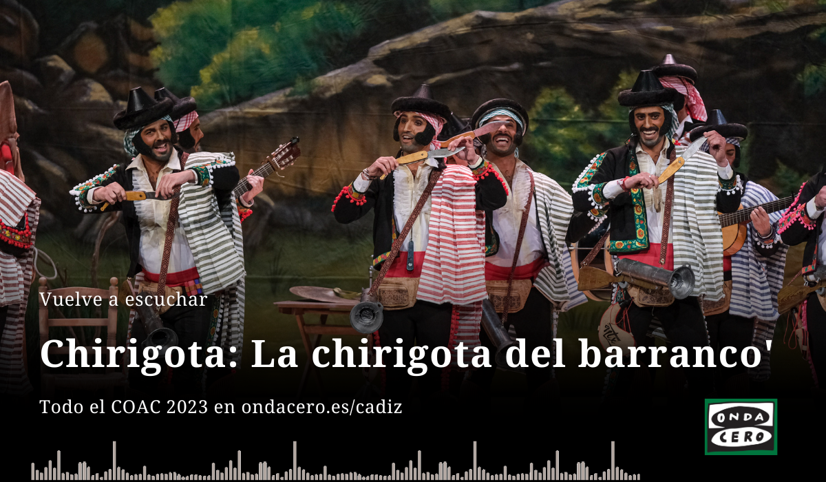 Así ha sido la actuación de 'La chirigota del barranco' en los cuartos de final del COAC 2023 Así ha sido la actuación de 'La chirigota del barranco' en los cuartos de final del COAC 2023