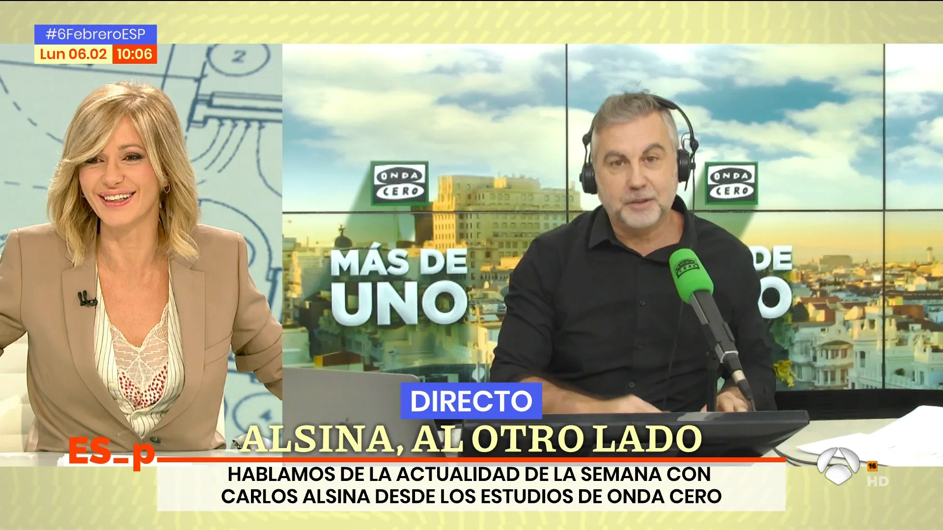 Carlos Alsina y Susanna Griso MÁS DE UNO