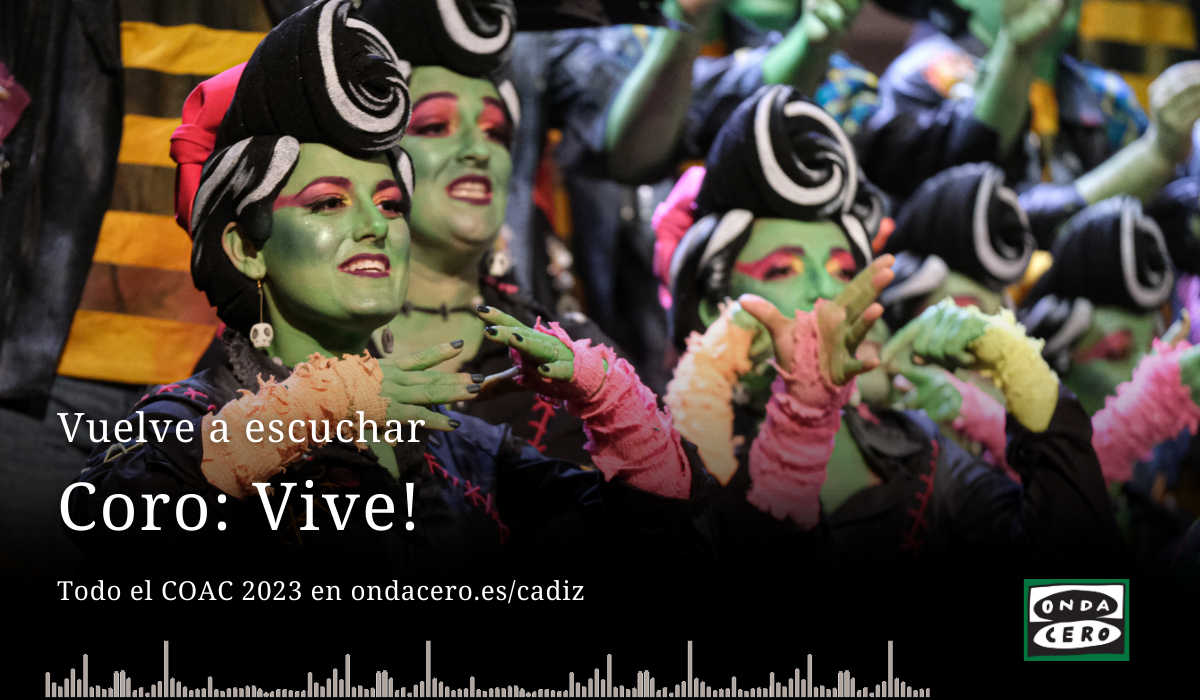 Así ha sido la actuación del coro Vive! en los cuartos de final del COAC 2023 Así ha sido la actuación del coro Vive! en los cuartos de final del COAC 2023