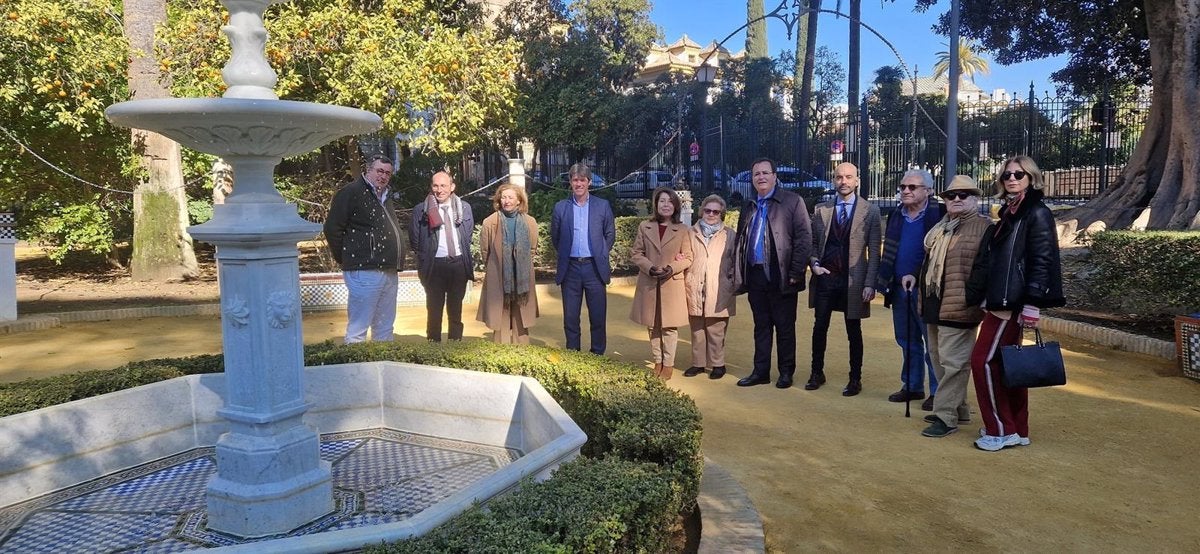 Restauradas las fuentes de los Jardines de Murillo Restauradas las fuentes de los Jardines de Murillo