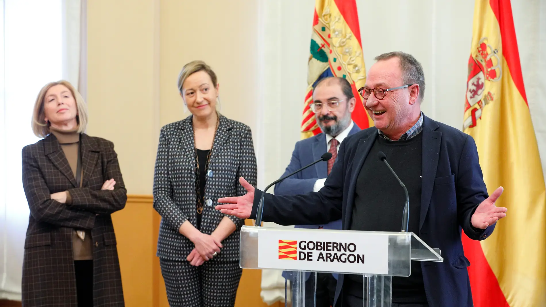 El fundador de Scanmetals ha anunciado la inversión en la sede del Gobierno aragonés