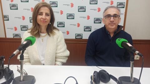 Eva Navarro y Pedro Maroto