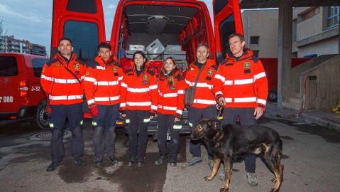 Operativo de Bomberos de Zaragoza que han partido a Turquía