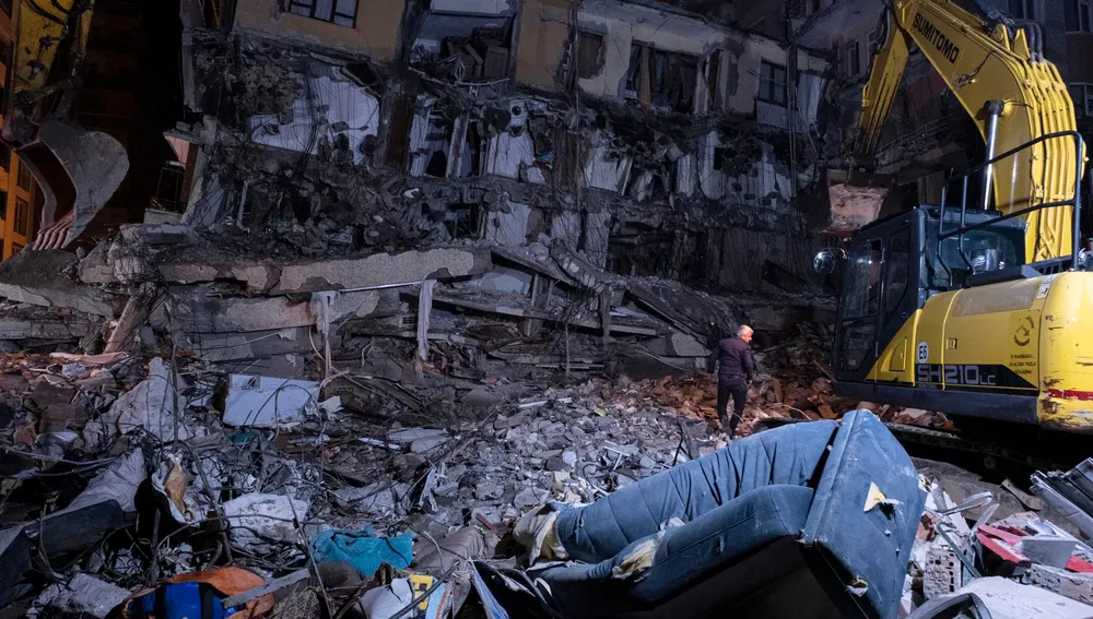 Edificios derruidos por el terremoto Diyarbakir
