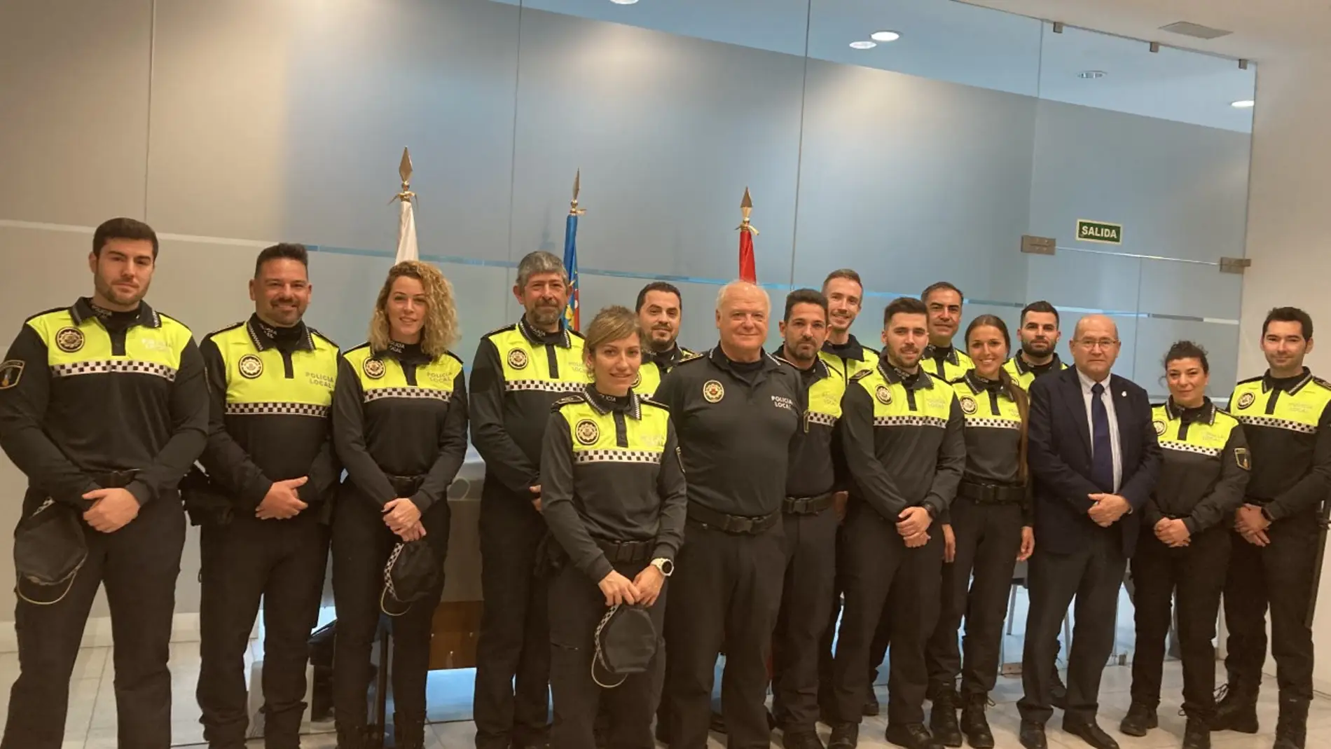 Incorporación de los nuevos agentes interinos en la Policía Local de Alicante 