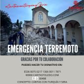 Cáritas Toledo se moviliza para ayudar a los afectados del terremoto de Turquía y Siria