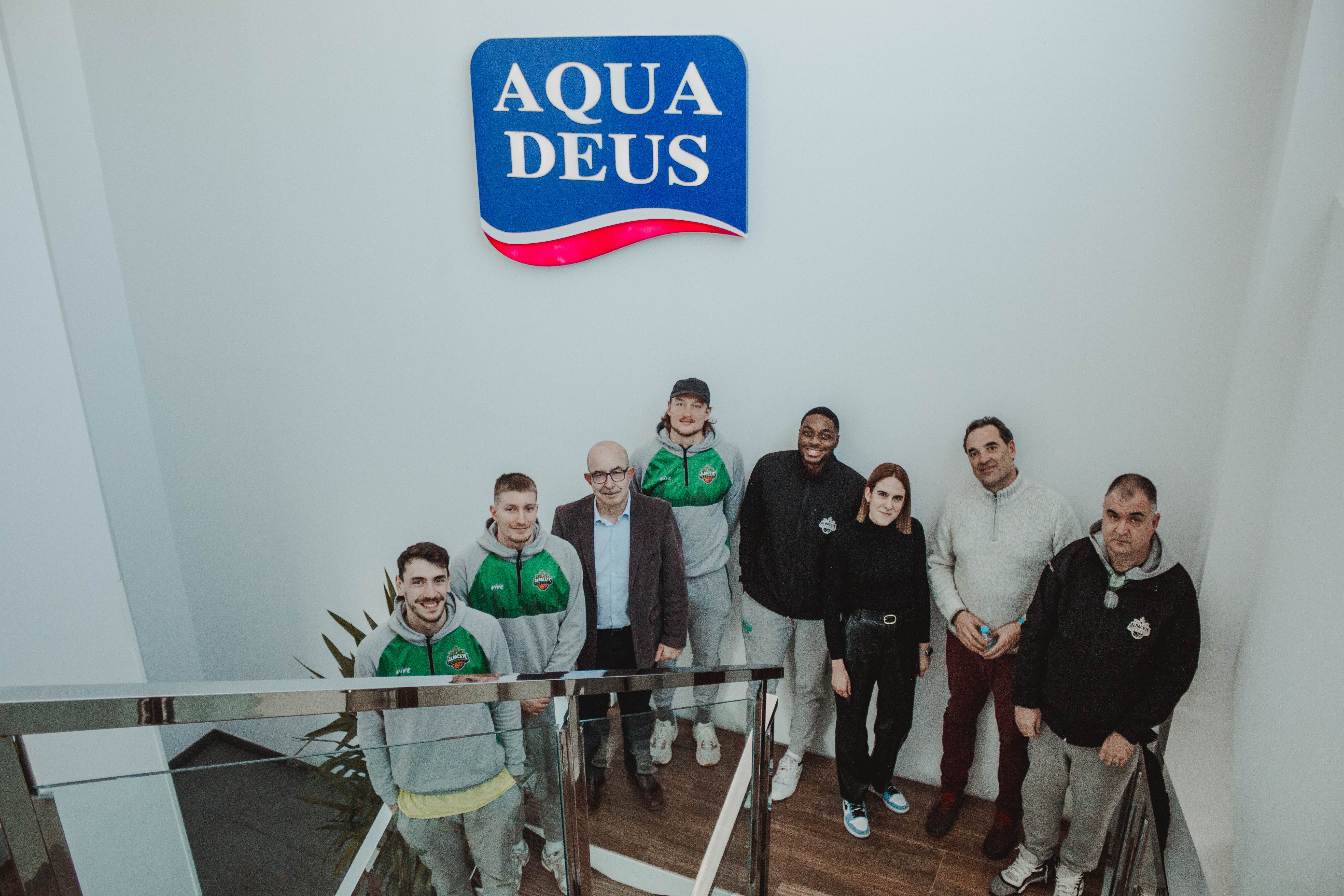 Aquadeus renueva su compromiso con el Albacete Basket Aquadeus renueva su compromiso con el Albacete Basket