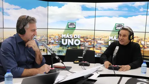 Eduard Fernández con Carlos Alsina Eduard Fernández con Carlos Alsina