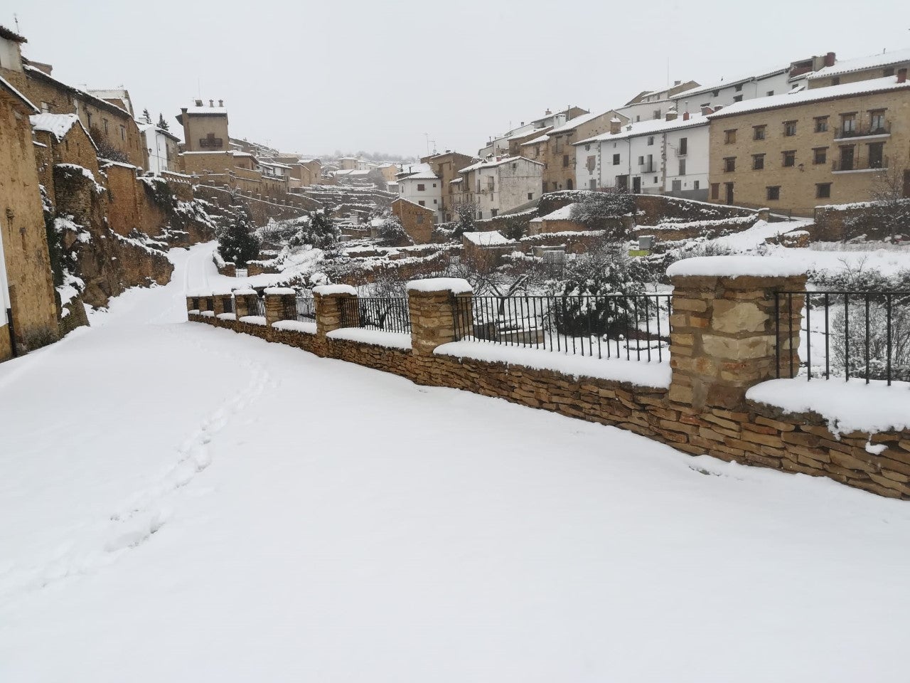 Nieva en el Matarraña y el Bajo Aragón Nieva en el Matarraña y el Bajo Aragón