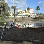 Obra pasarela peatonal Guadaíza Obra pasarela peatonal Guadaíza