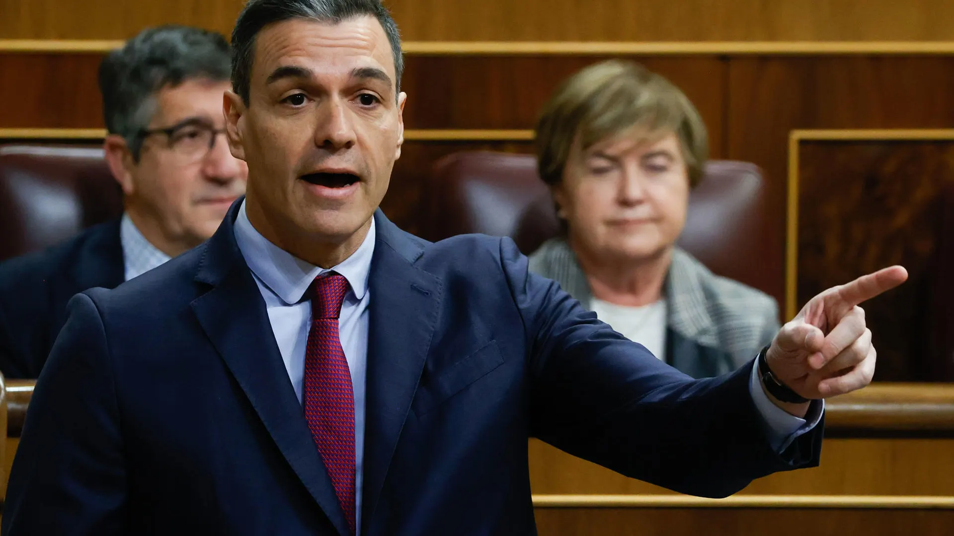 El presidente del Gobierno, Pedro Sánchez, durante la sesión de control El presidente del Gobierno, Pedro Sánchez, durante la sesión de control