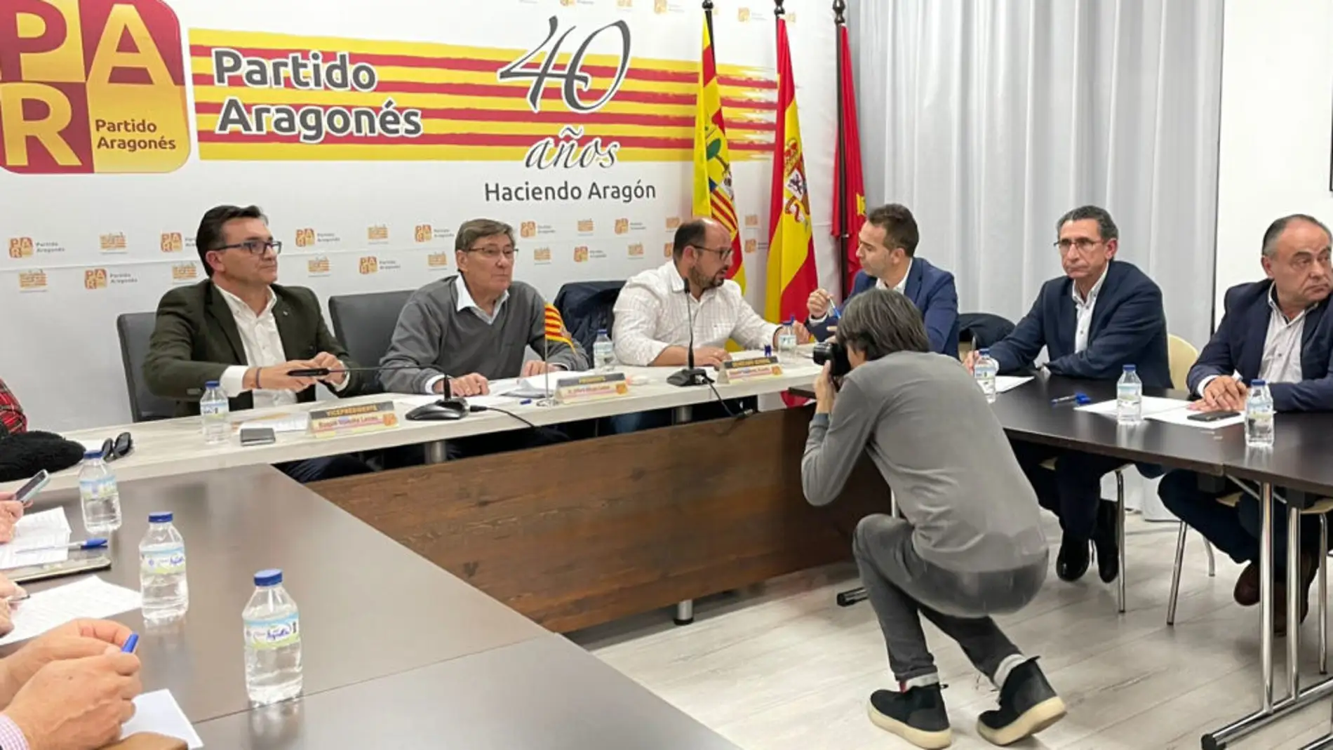 Imagen de archivo de la Ejecutiva del Partido Aragonés