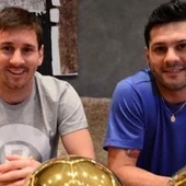 Matias y Leo Messi Matias y Leo Messi