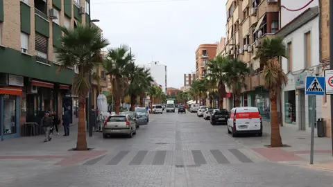 Zona de plataforma única en Manzanares Zona de plataforma única en Manzanares