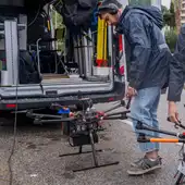 delorean benidorm drones delorean benidorm drones