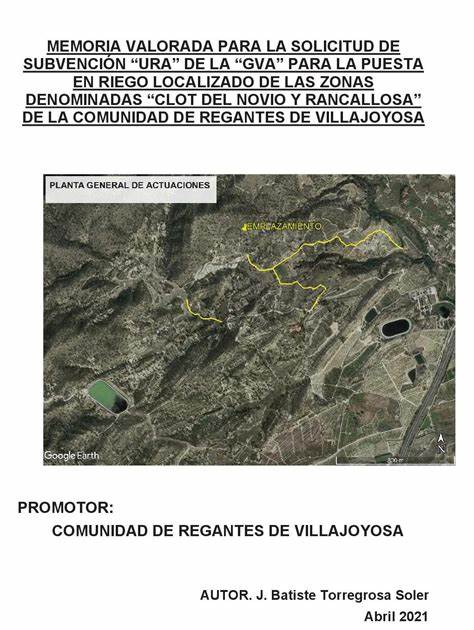 Diputación subvenciona a La Comunidad de Regantes de la Vila Joiosa con 300.000 euros Diputación subvenciona a La Comunidad de Regantes de la Vila Joiosa con 300.000 euros