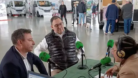 José Antonio Cruz y Juan Carlos Navarro con Mayte Vilaseca José Antonio Cruz y Juan Carlos Navarro con Mayte Vilaseca